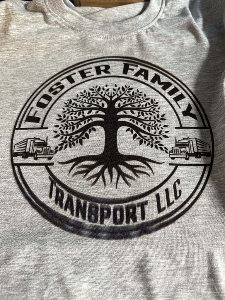 Foster Family Transport LLC (ghosting on sublimation products