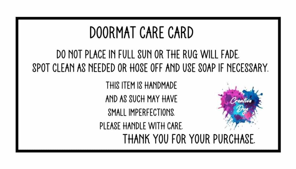 doormat-care-card