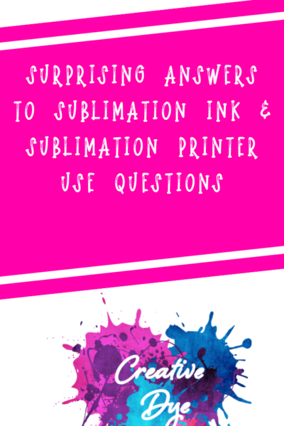 Can you use a regular printer for sublimation?
